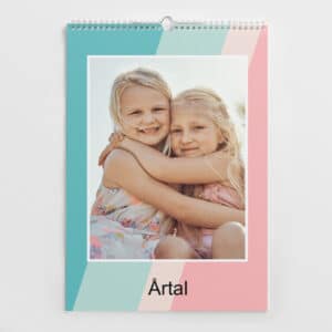 Födelsedag fotoalmanacka A3 – premiumkvalitet tryck på högklassigt papper