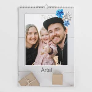 Fotoalmanacka årskalender A3 – premiumkvalitet tryck på högklassigt papper