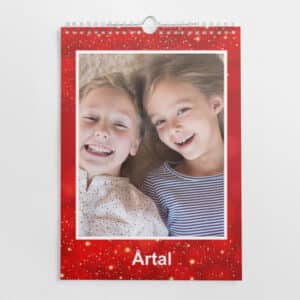 Personlig fotoalmanacka till jul 2026 A4 – beställ online med snabb leverans