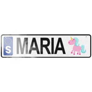 barnvagnsskylt häst