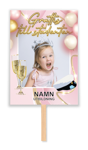 rosa bubbel studentplakat